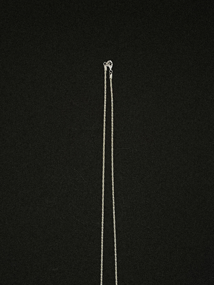 012 Heart Pearl Necklace, detail shot